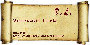 Viszkocsil Linda névjegykártya